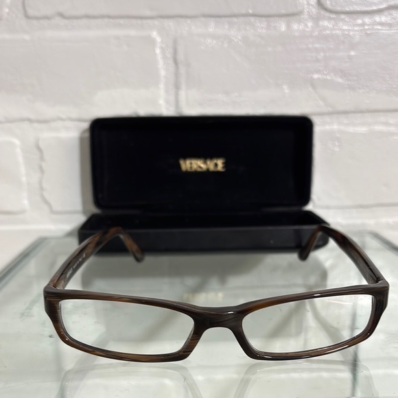 Versace Brown Eyeglasses Brown small fames - Picture 1 of 9